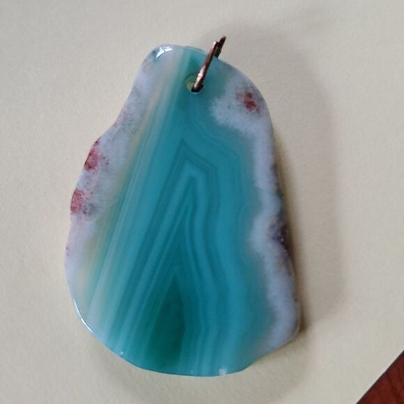 Sliced Agate pendant - Picture 3 of 4